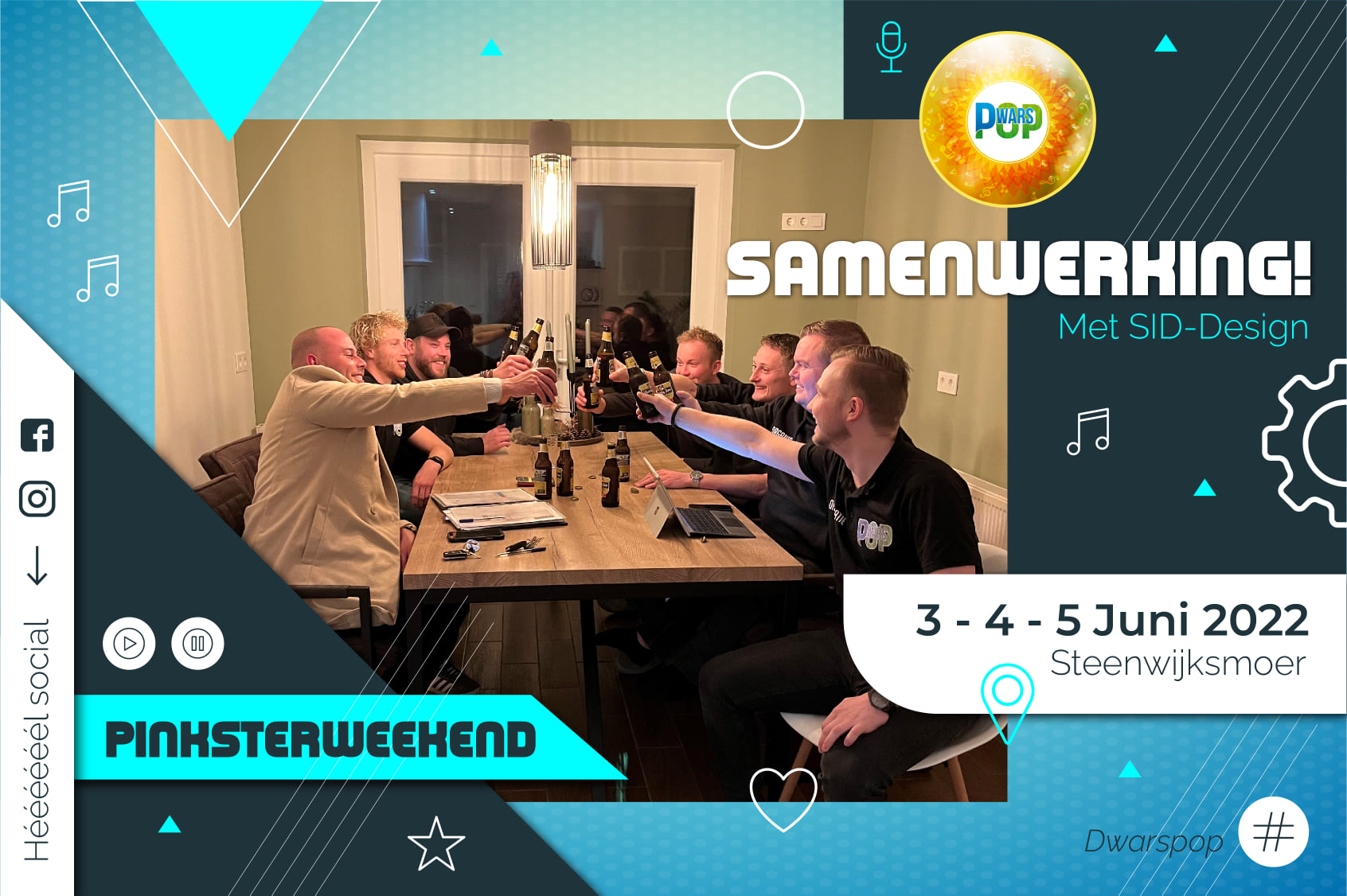 Festival Steenwijksmoer en Coevorden Pinkerweekend Uitgaan Stappen